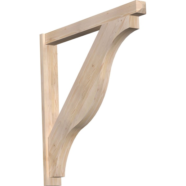 Ekena Millwork Funston Craftsman Smooth Outlooker, Douglas Fir, 5 1/2"W x 48"D x 48"H OUT06X48X48FST04SDF - main